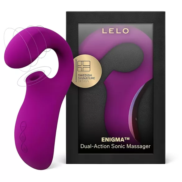 LELO Enigma - ladattava G-piste ja klitoriskiihotin - vesitiivis - violetti