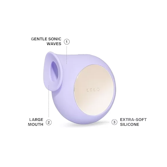 LELO Sila - klitoriskiihotin - vedenkestävä, ääniaalto - violetti
