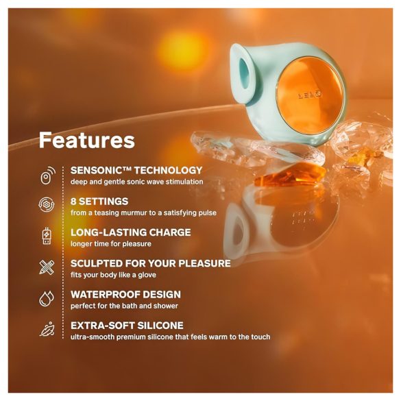 LELO Sila - klitoriskiihotin - värinällä ja aallolla - vedenkestävä pinkki