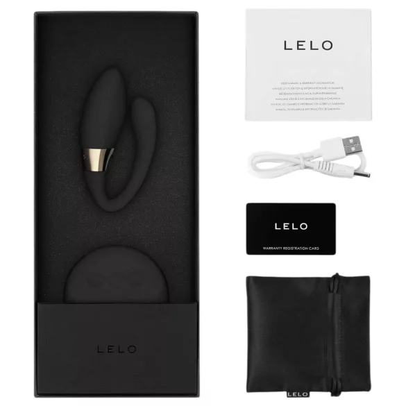 LELO Tiani Duo - parivibraattori - silikoni - musta