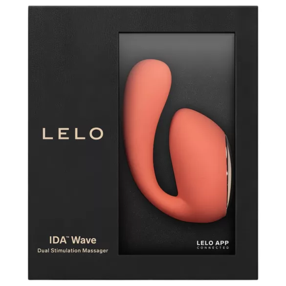 LELO Ida Wave - Sovelluksella ohjattava värisevä‑pyörivä vibraattori (koralli)