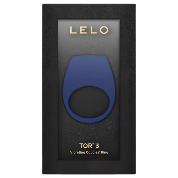 LELO Tor 3 - vibraatiopenisrengas - ladattava, älykäs - sininen