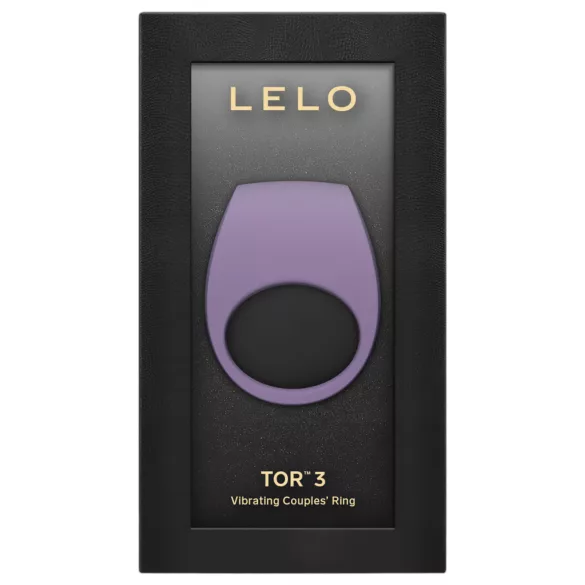 LELO Tor 3 - Sovelluksella ohjattava värisevä penisrengas miehille (liila)