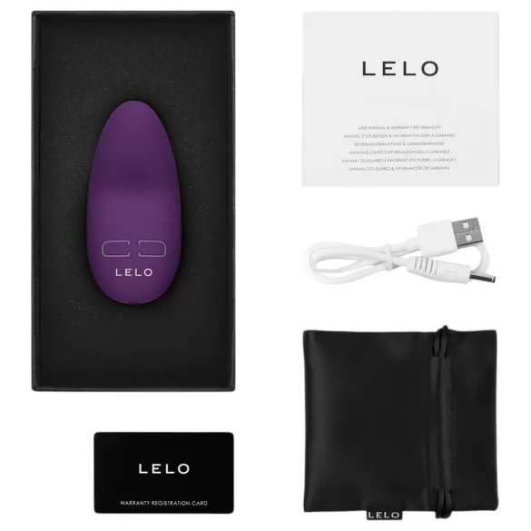 LELO Lily 3 - klitoriskiihotin ladattava vedenkestävä tummanvioletti