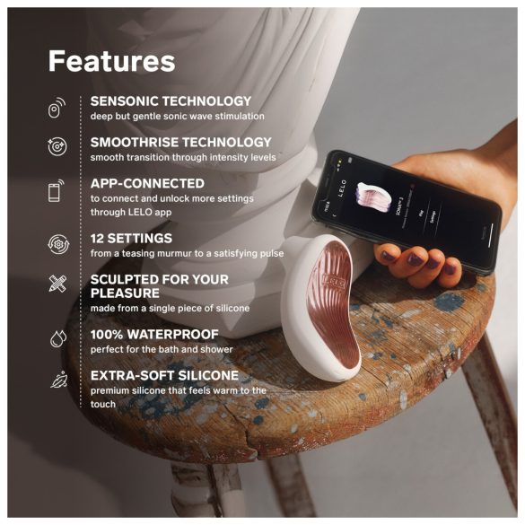LELO Sona 3 - klitoriskiihotin - ääniaallot - laventeli