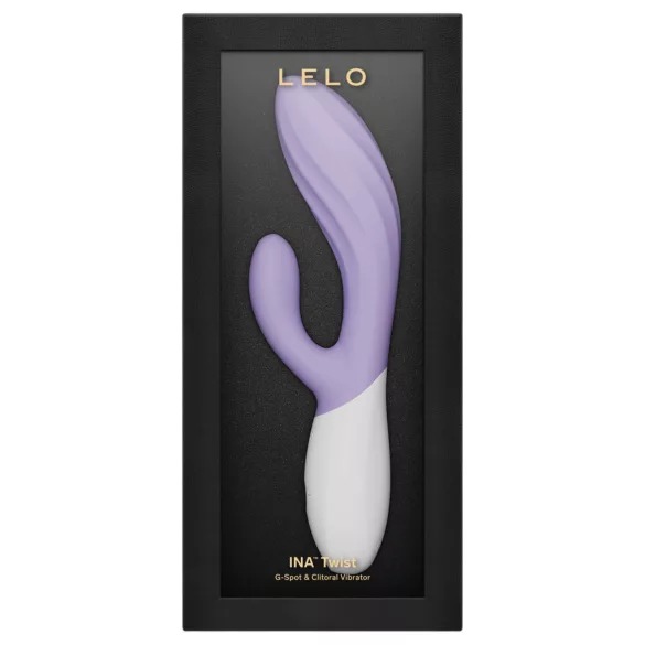 LELO INA Twist - app-ohjattava, klitorishaara­llinen G-pistevibraattori (liila)