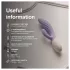 LELO INA Twist - app-ohjattava, klitorishaara­llinen G-pistevibraattori (liila)