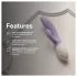LELO INA Twist - app-ohjattava, klitorishaara­llinen G-pistevibraattori (liila)