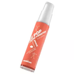   Crushious ZZ POP - syötävä nestemäinen vibraattori, persikka (10 ml)