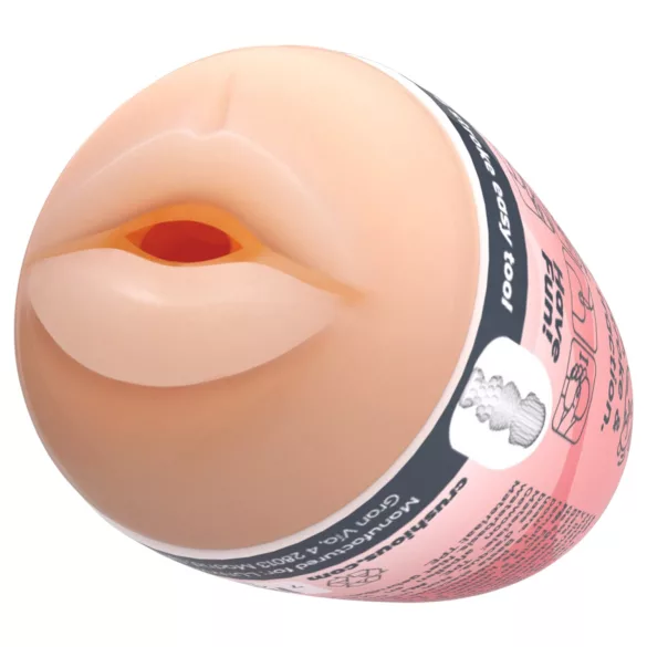 Crushious Ezy Egg Mouth - masturbaattorimuna (ihonvärinen)