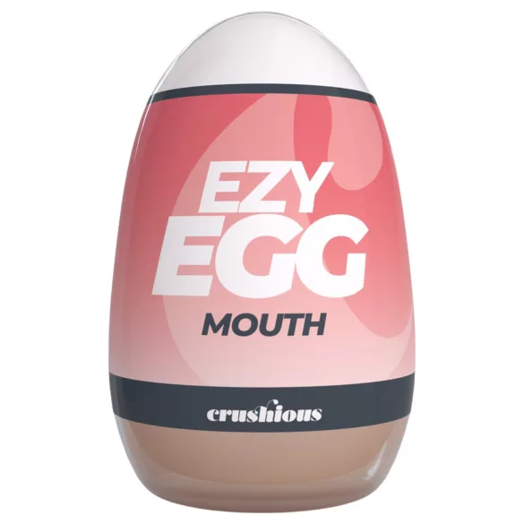 Crushious Ezy Egg Mouth - masturbaattorimuna (ihonvärinen)