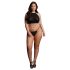 Le Désir Plus Size - strassikoru juhlasetti - musta (XL-3XL)