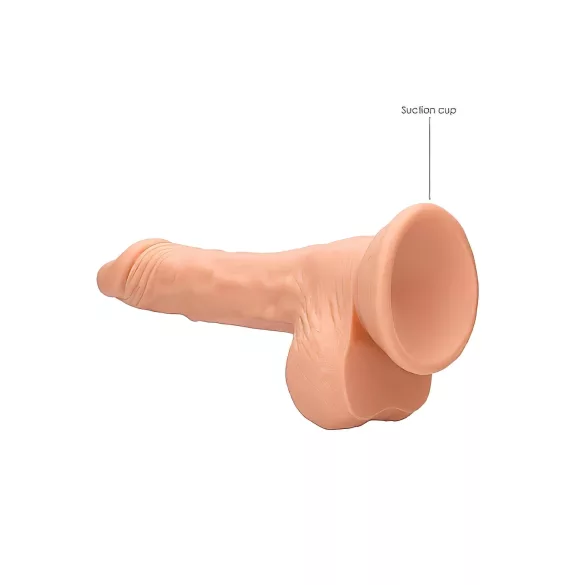 RealRock - dildon kivipalli - realistinen - iho - 17 cm