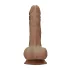 RealRock - dildo kivellä - realistinen, 25cm - tumma/nature