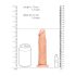 RealRock Dong 7 - Aidon Tuntuinen Dildo (17 cm) - Luonnollinen