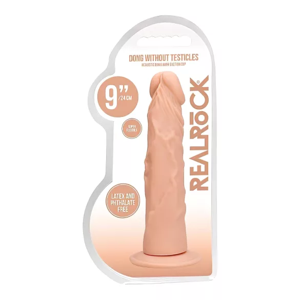 RealRock - dildo - realistinen - 23 cm - beige