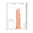 RealRock Dong 9 - aidon tuntuinen dildo (23 cm) - luonnollinen