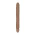 RealRock Tupladildo 46 cm - tumma luonnollinen