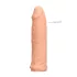 RealRock - peniksen suojus 17 cm - läpinäkyvä