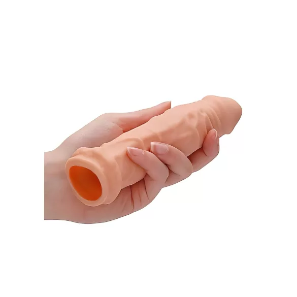 RealRock - peniksen suojus 17 cm - läpinäkyvä