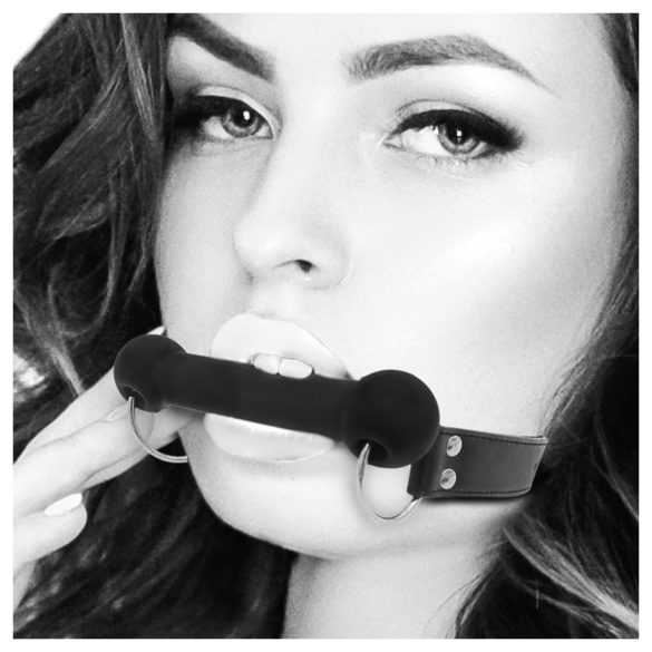 Ouch! - luun muotoinen suupallo - musta