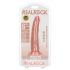 RealRock Slim - realistinen dildo - 15,5 cm - vaalea