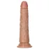 RealRock Slim - realistinen dildo 15,5 cm - tumma