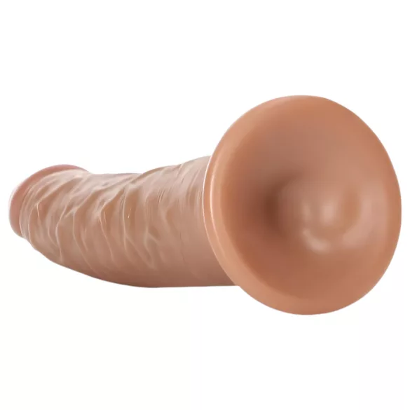 RealRock Slim - realistinen dildo 15,5 cm - tumma