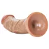 RealRock - realistinen dildo 15,5cm - tummanruskea