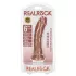 RealRock - realistinen dildo 15,5cm - tummanruskea