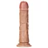 RealRock - realistinen dildo 15,5cm - tummanruskea