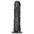 RealRock - realistinen dildo imukupilla - 15,5 cm - musta