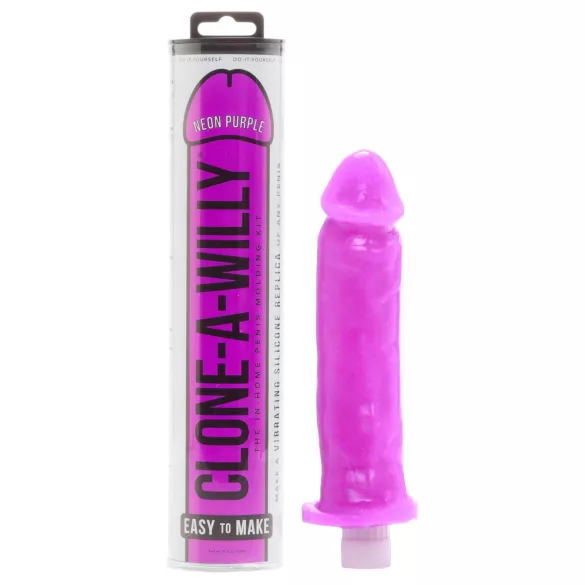 Clone-a-Willy - penismuotti setti vibraattorilla - lila