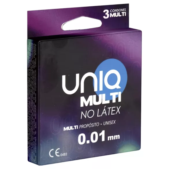 Uniq - lateksiton kondomi - 3 kpl