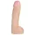 Doc Johnson Vac-U-Lock - realistinen suonikas dildo kiveksillä 30 cm - vaalea