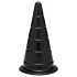 Doc Johnson TitanMen Anal Stretcher - kartiomainen anustunnistin/anaalitappi (musta) - 15 cm