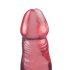 Kristallihyytelö - pinkki anaalidildo imukupilla