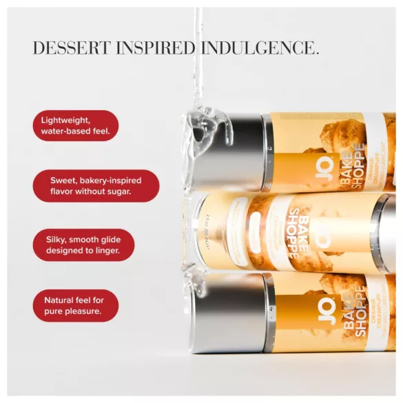System JO Bake Shoppe - maustettu liukuvoide, tuulihattu (60 ml)