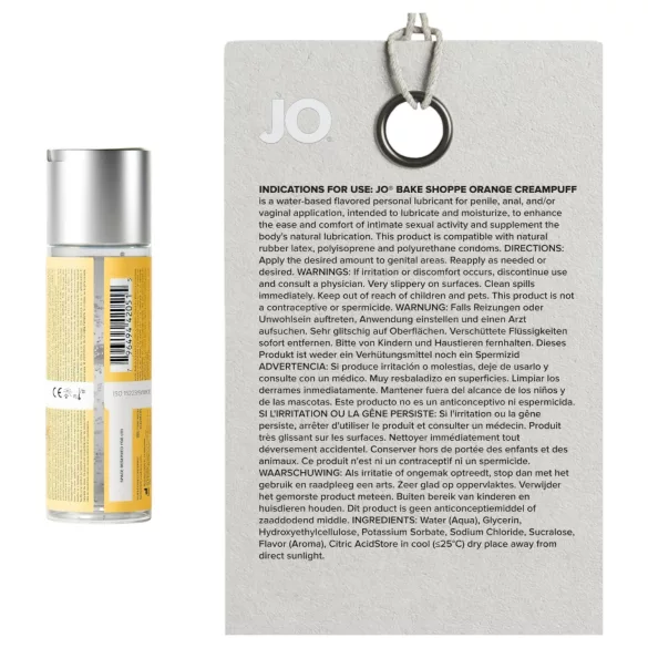 System JO Bake Shoppe - maustettu liukuvoide, tuulihattu (60 ml)