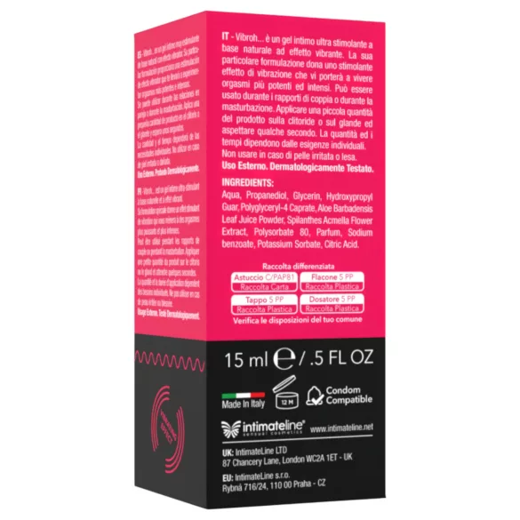 Vibroh - nestemäinen kiihotusgeeli - 15ml
