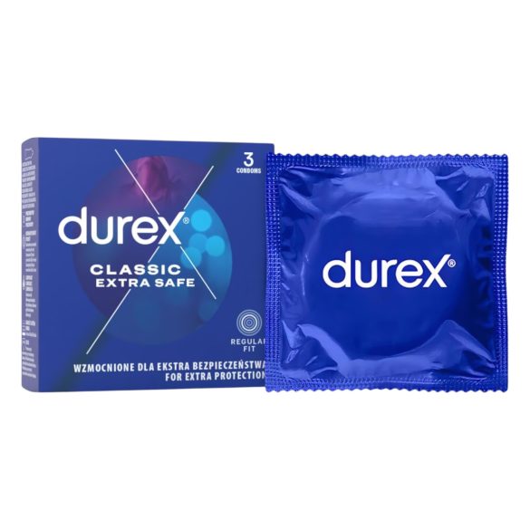 Durex Extra Safe - luotettava kondomi (3 kpl)