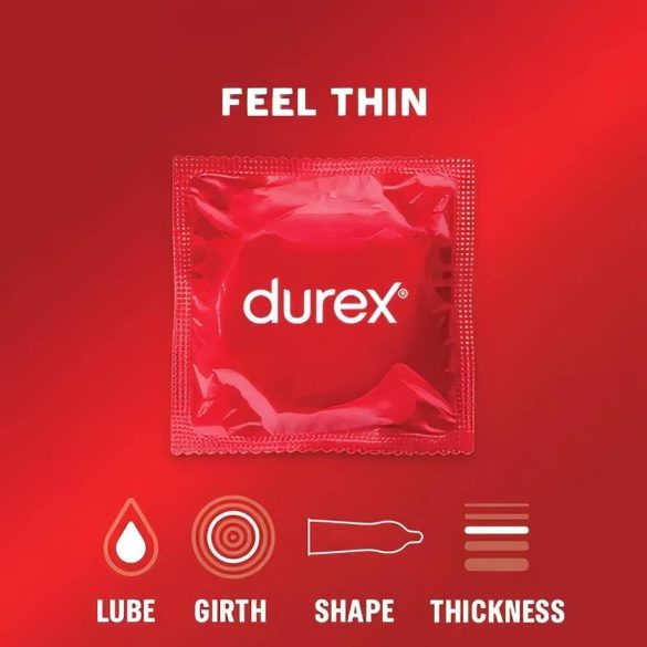 Durex - ohut kondomi - luonnollinen tunne - 12 kpl