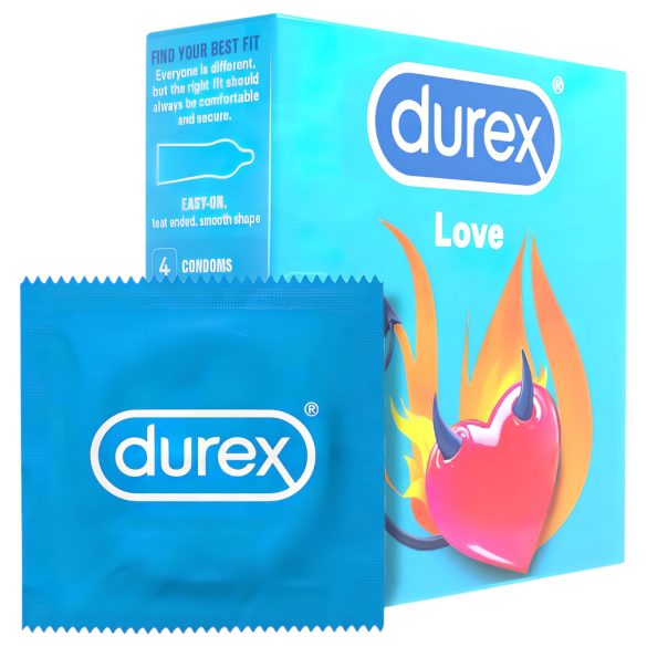 Durex kondomi Love - Easy-on kondomi (4 kpl)