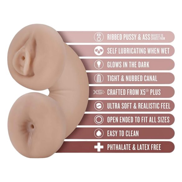 Enlust Tasha - tekopillu ja anaaliosa - valoa hohtava - luonnollinen