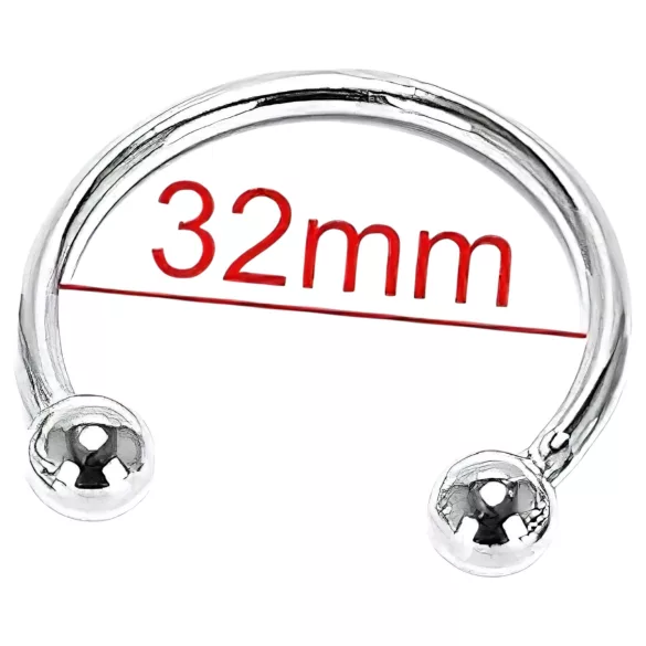 Rozsdamentes teräs peniksen päärenkaat - viivästyttää siemensyöksyä - 32mm