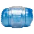 Fleshlight Quickshot Vantage - läpinäkyvä kaksipäinen masturbaattori (sininen)