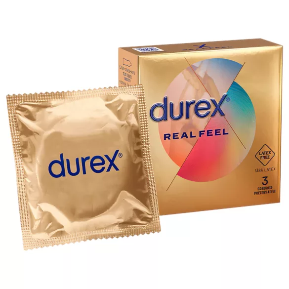 Durex Real Feel - lateksiton kondomi (3 kpl)