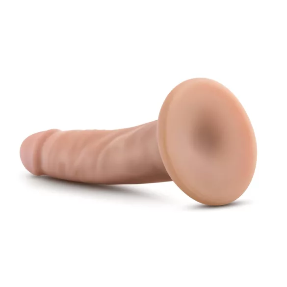 Dr. Skin 5,5 - realistinen dildo imukupilla - vaalea 14 cm