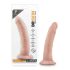 Dr. Skin 7 - imukupilla varustettu aidontuntuinen dildo - luonnollinen (17,5cm)