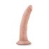 Dr. Skin 7 - imukupilla varustettu aidontuntuinen dildo - luonnollinen (17,5cm)